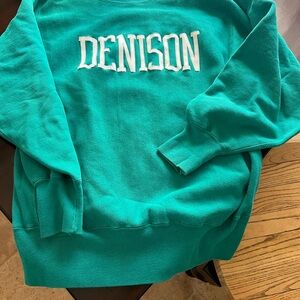 Vintage champion  DENISON University Sweatshirt large